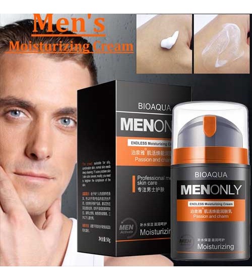 BIOAQUA MENONLY Mens Skin Care Endless Moisturizing Cream for Men 50